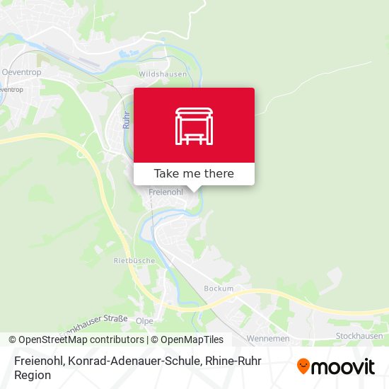 Freienohl, Konrad-Adenauer-Schule map