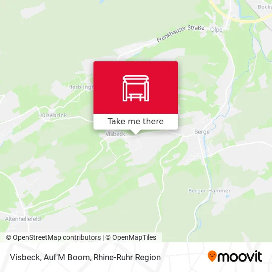 Карта Visbeck, Auf'M Boom