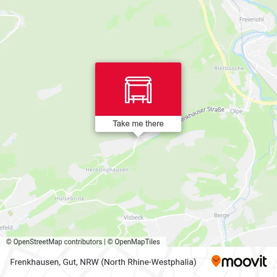 Frenkhausen, Gut map