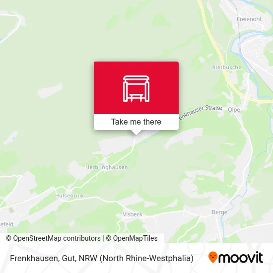 Frenkhausen, Gut map