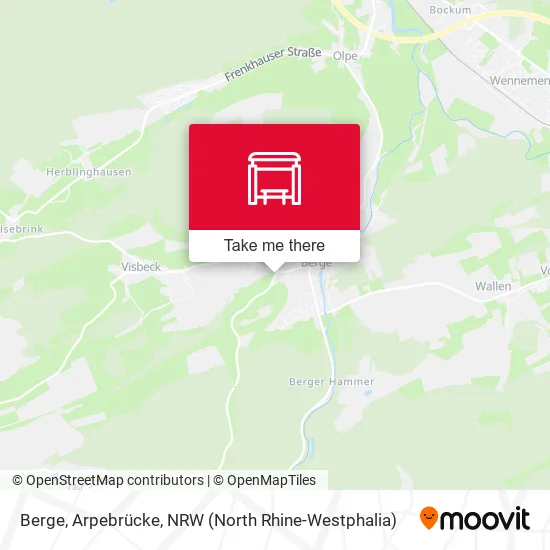 Карта Berge, Arpebrücke