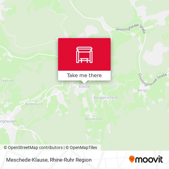 Карта Meschede-Klause