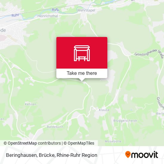 Beringhausen, Brücke map