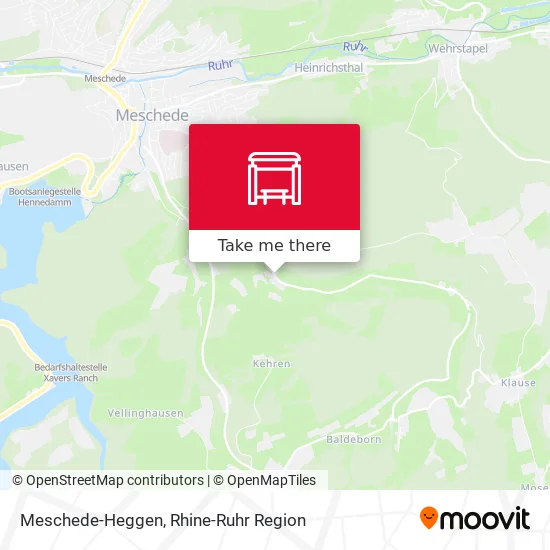 Карта Meschede-Heggen