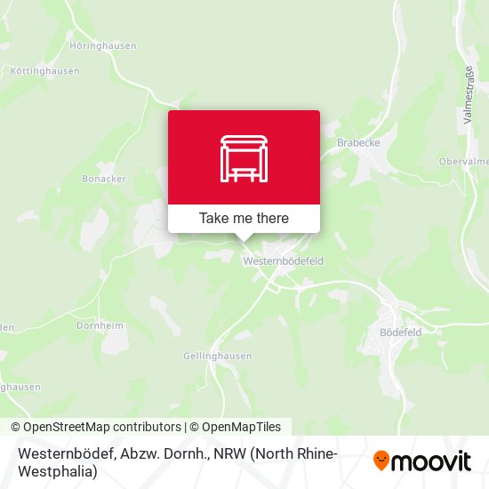 Westernbödef, Abzw. Dornh. map
