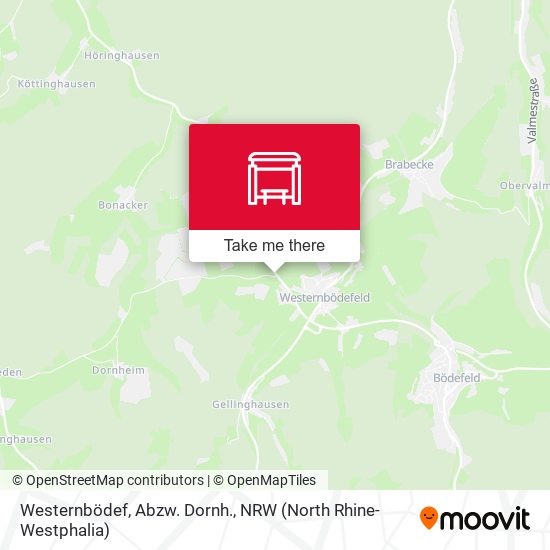 Westernbödef, Abzw. Dornh. map