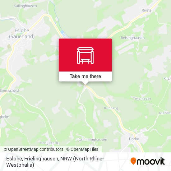 Eslohe, Frielinghausen map