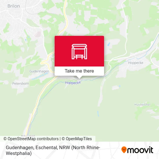 Gudenhagen, Eschental map