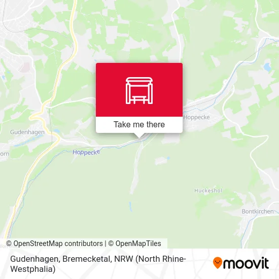 Gudenhagen, Bremecketal map