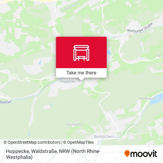 Hoppecke, Waldstraße map