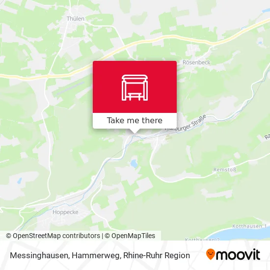 Messinghausen, Hammerweg map