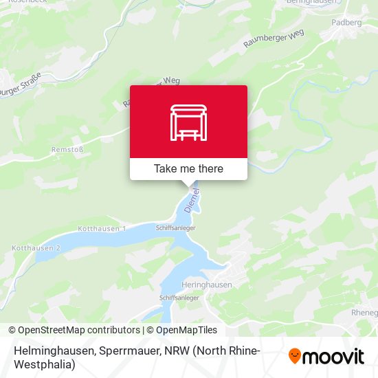 Helminghausen, Sperrmauer map