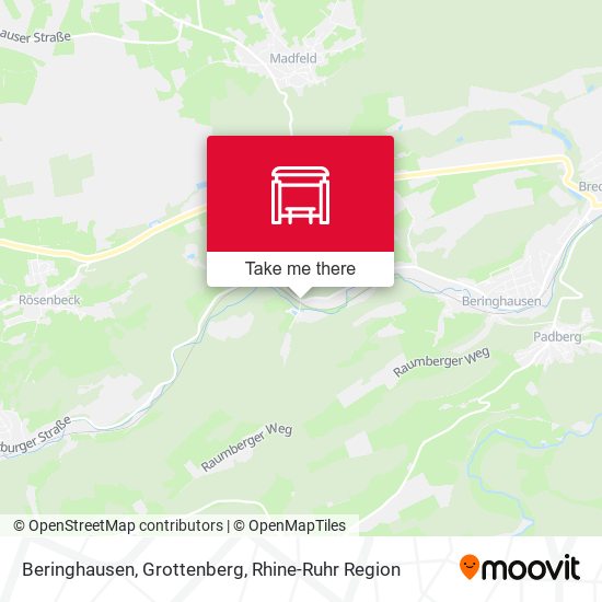 Beringhausen, Grottenberg map