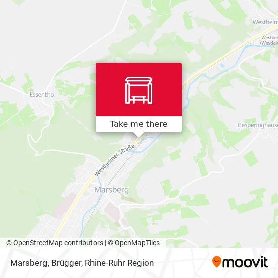 Карта Marsberg, Brügger