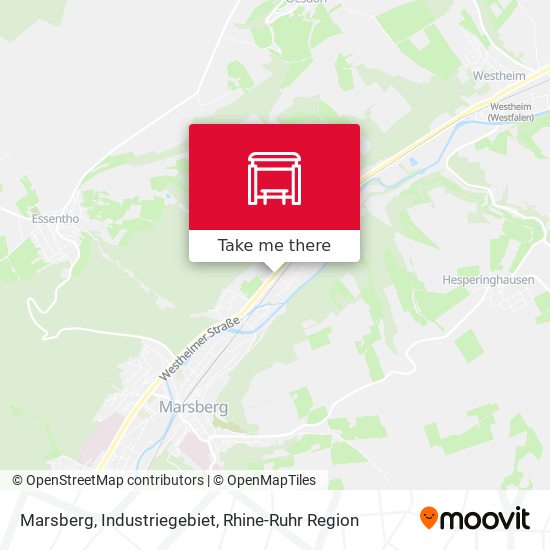 Marsberg, Industriegebiet map