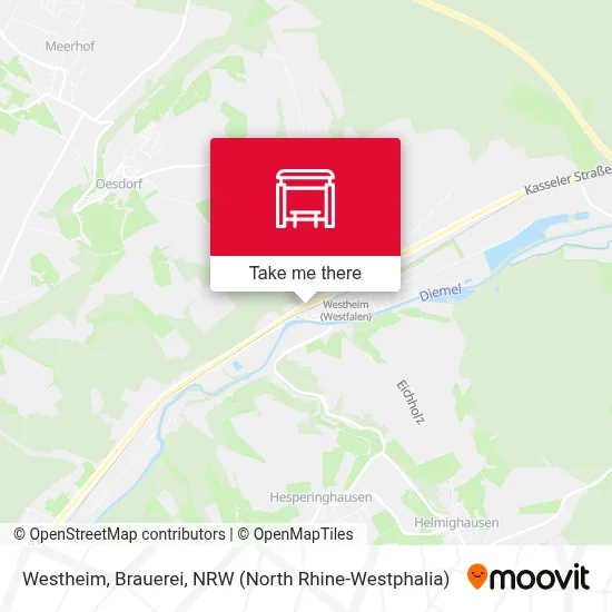 Westheim, Brauerei map