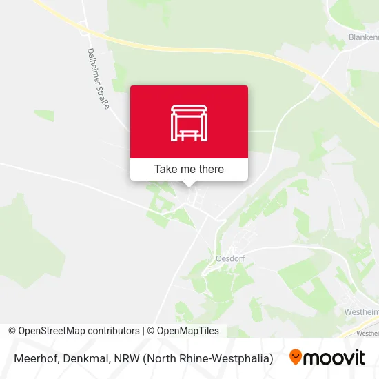 Карта Meerhof, Denkmal