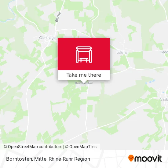 Карта Borntosten, Mitte