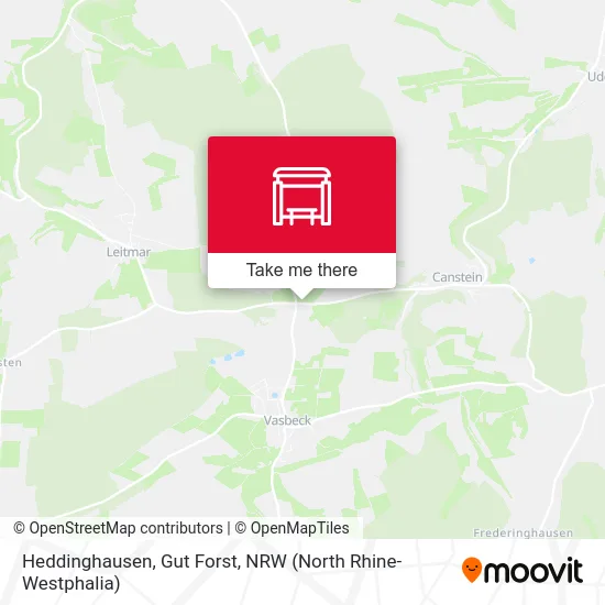 Heddinghausen, Gut Forst map