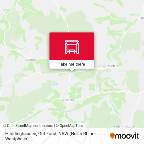 Heddinghausen, Gut Forst map