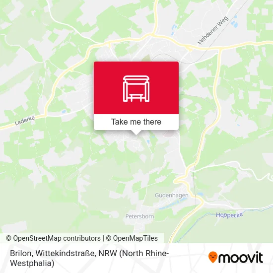 Карта Brilon, Wittekindstraße