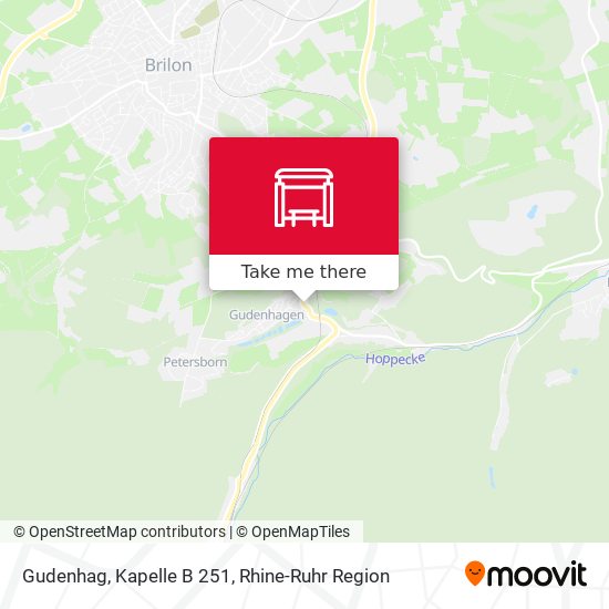 Gudenhag, Kapelle B 251 map