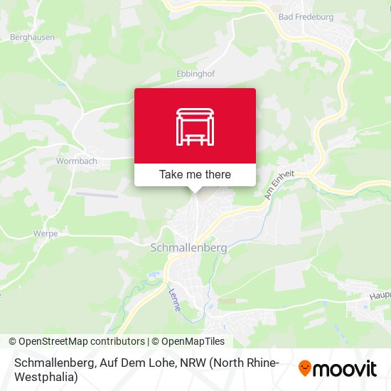 Schmallenberg, Auf Dem Lohe map