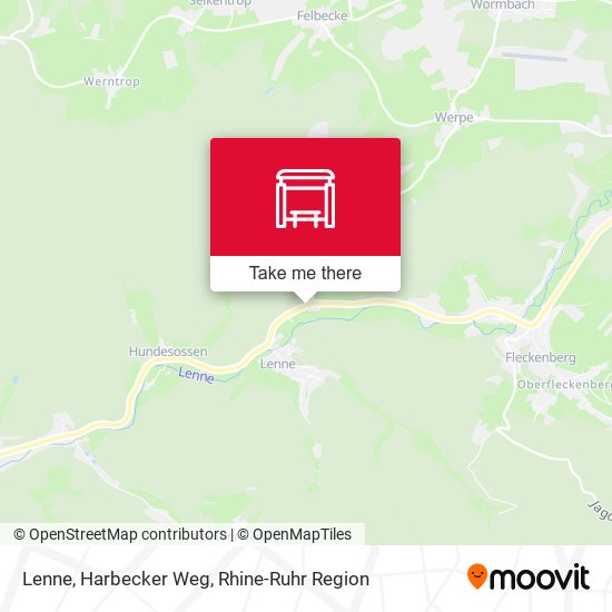 Карта Lenne, Harbecker Weg
