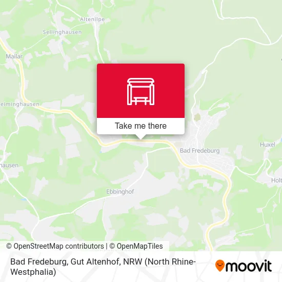 Bad Fredeburg, Gut Altenhof map