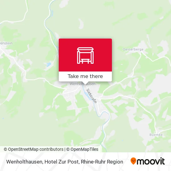 Карта Wenholthausen, Hotel Zur Post
