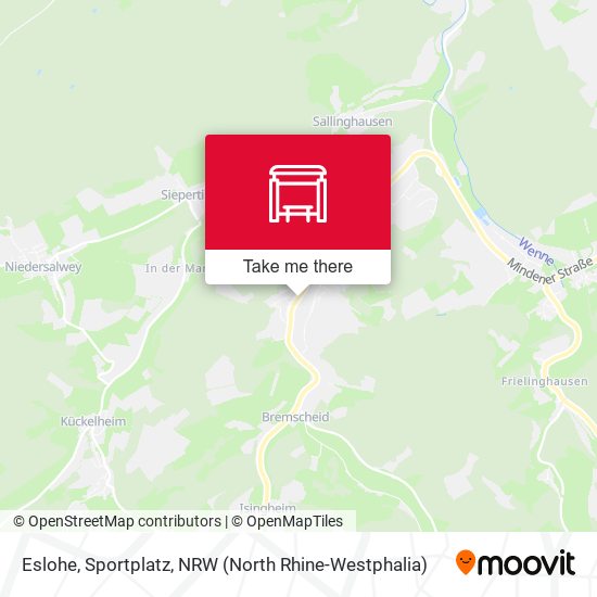 Eslohe, Sportplatz map