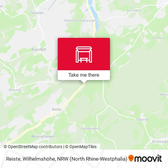 Карта Reiste, Wilhelmshöhe