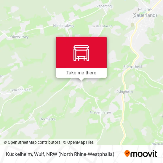 Карта Kückelheim, Wulf