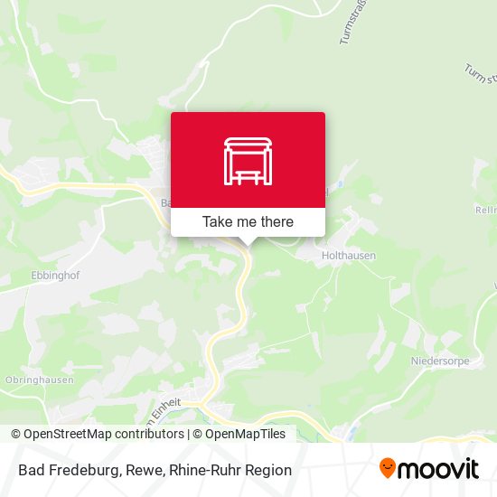 Карта Bad Fredeburg, Rewe