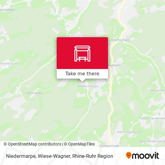 Niedermarpe, Wiese-Wagner map