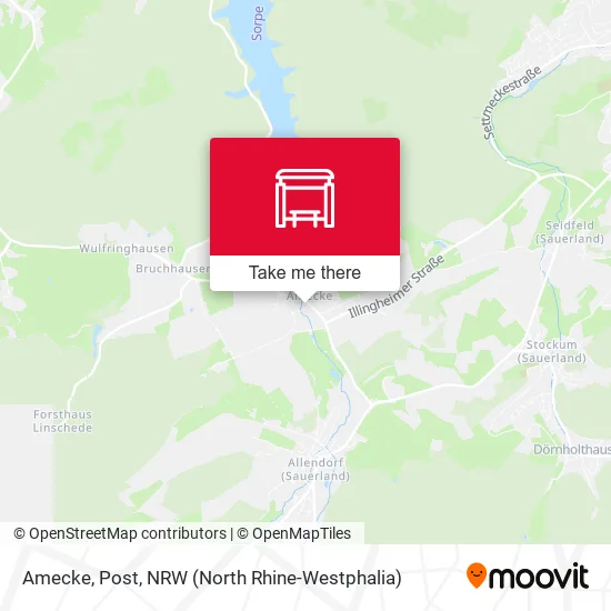 Карта Amecke, Post