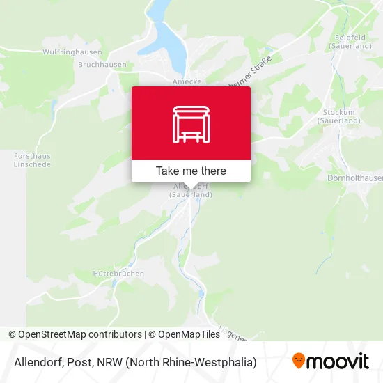 Карта Allendorf, Post