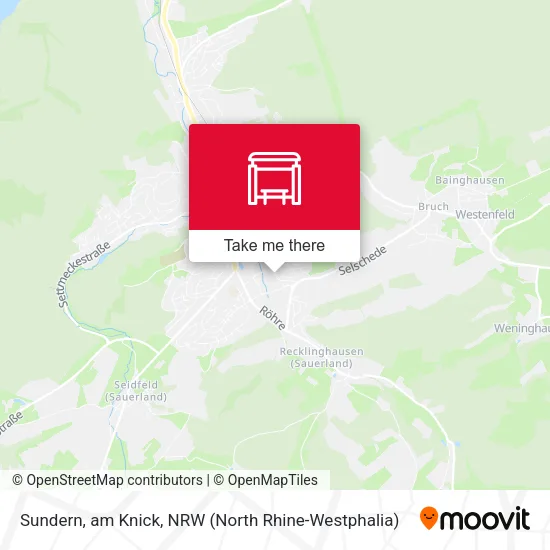 Карта Sundern, am Knick