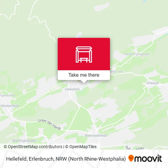 Карта Hellefeld, Erlenbruch