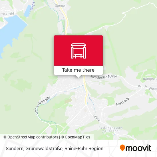 Карта Sundern, Grünewaldstraße