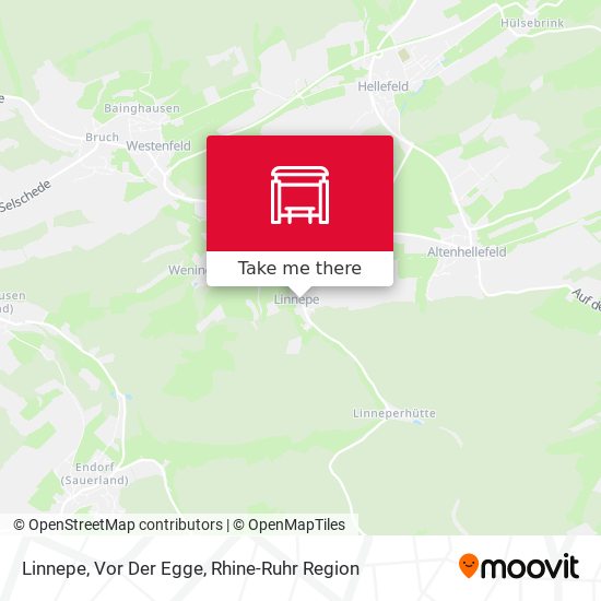 Карта Linnepe, Vor Der Egge