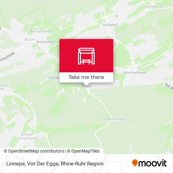 Карта Linnepe, Vor Der Egge