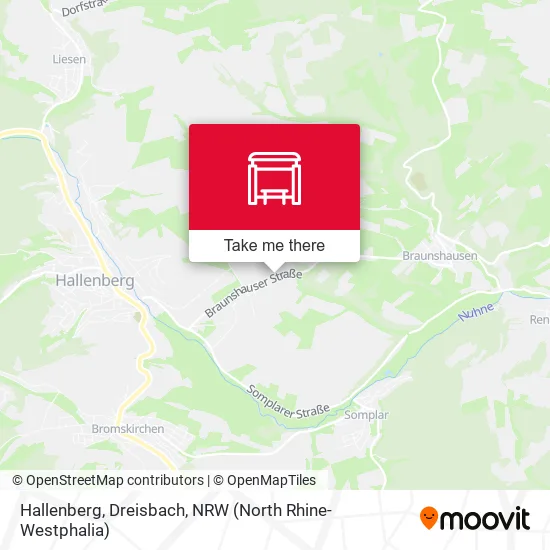 Карта Hallenberg, Dreisbach