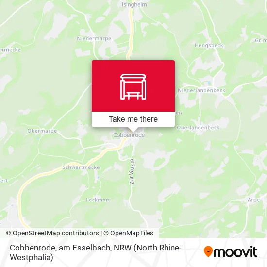 Карта Cobbenrode, am Esselbach