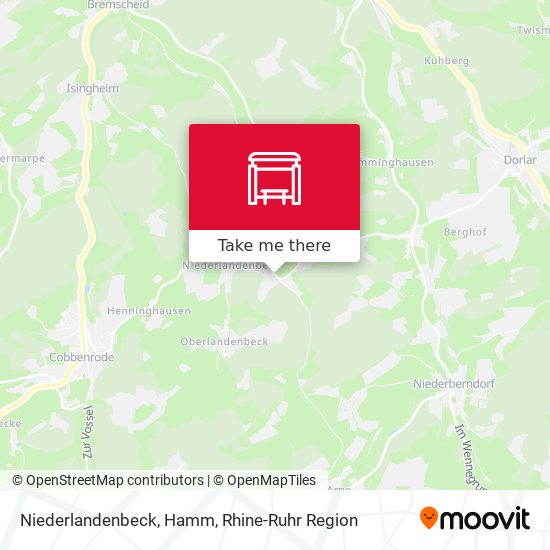 Niederlandenbeck, Hamm map