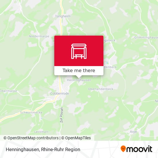 Карта Henninghausen