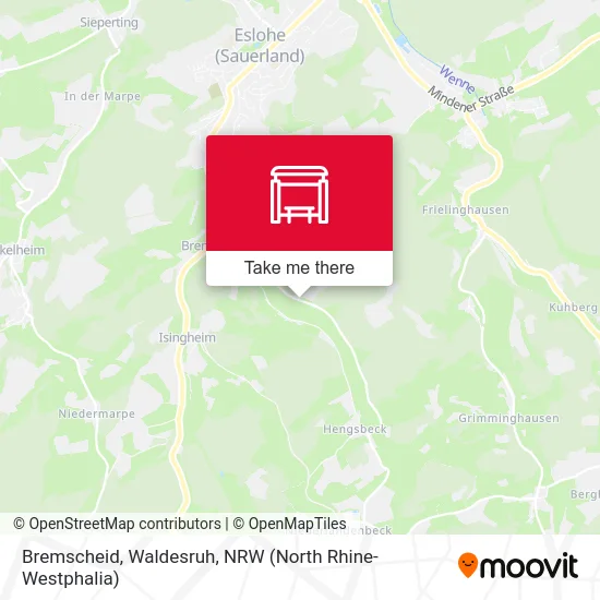 Bremscheid, Waldesruh map