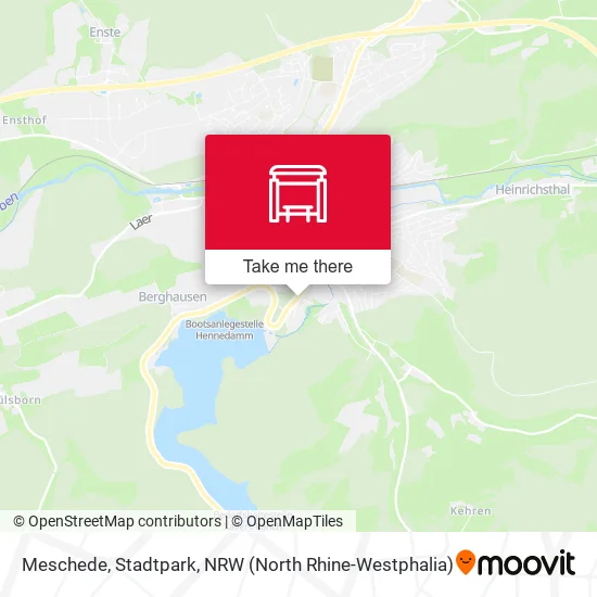 Карта Meschede, Stadtpark