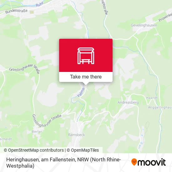 Карта Heringhausen, am Fallenstein