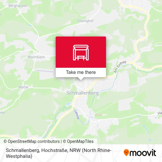 Schmallenberg, Hochstraße map